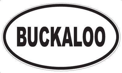 BUCKALOO - Oval Magnet