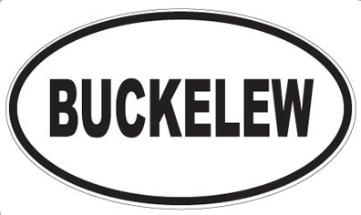 BUCKELEW - Oval Magnet