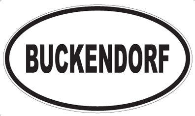 BUCKENDORF - Oval Magnet
