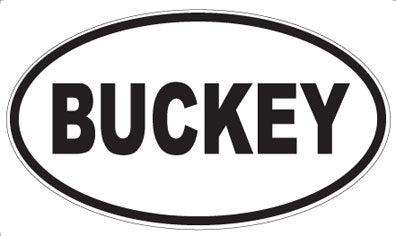 BUCKEY - Oval Magnet