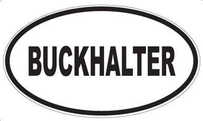 BUCKHALTER - Oval Magnet