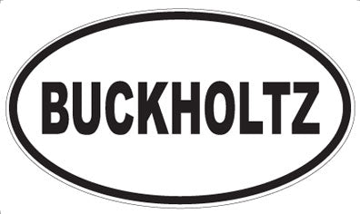 BUCKHOLTZ - Oval Magnet