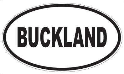 BUCKLAND - Oval Magnet