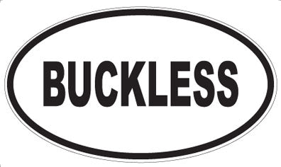 BUCKLESS - Oval Magnet