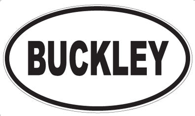 BUCKLEY - Oval Magnet