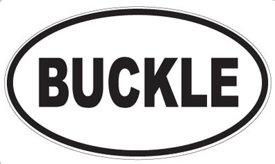 BUCKLE - Oval Magnet
