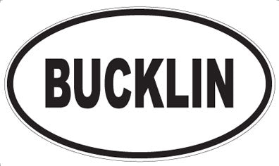 BUCKLIN - Oval Magnet