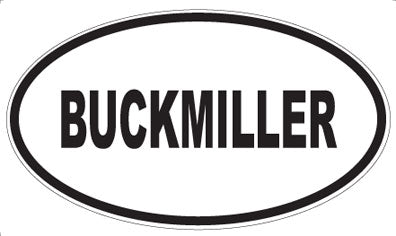 BUCKMILLER - Oval Magnet
