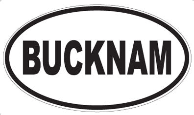 BUCKNAM - Oval Magnet