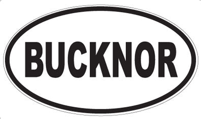 BUCKNOR - Oval Magnet