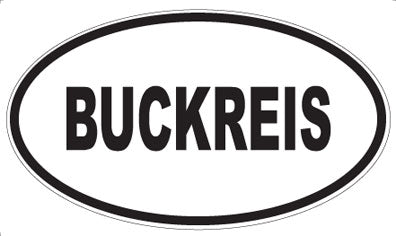 BUCKREIS - Oval Magnet