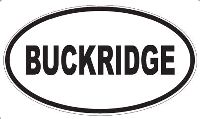 BUCKRIDGE - Oval Magnet