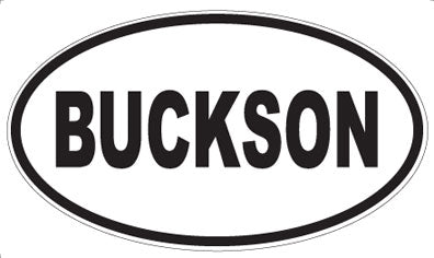 BUCKSON - Oval Magnet