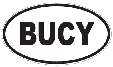 BUCY - Oval Magnet