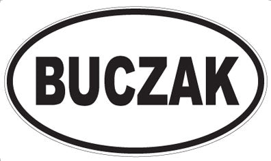 BUCZAK - Oval Magnet