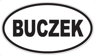 BUCZEK - Oval Magnet