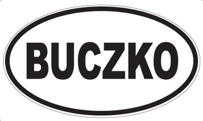 BUCZKO - Oval Magnet