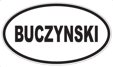 BUCZYNSKI - Oval Magnet
