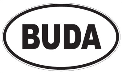 BUDA - Oval Magnet