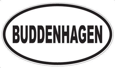 BUDDENHAGEN - Oval Magnet