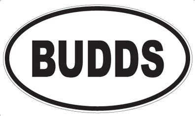 BUDDS - Oval Magnet