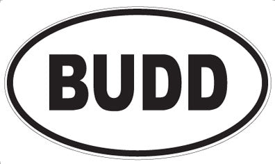BUDD - Oval Magnet