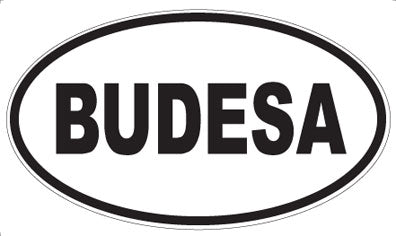 BUDESA - Oval Magnet