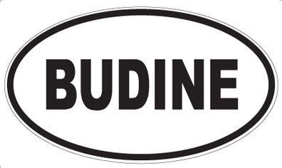 BUDINE - Oval Magnet