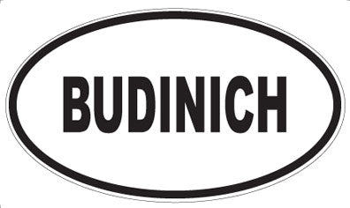 BUDINICH - Oval Magnet