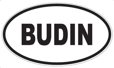BUDIN - Oval Magnet