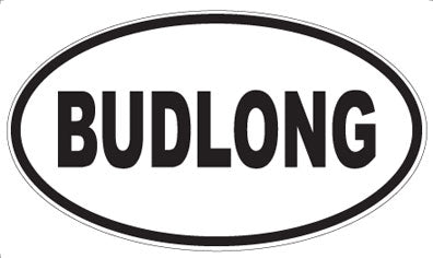BUDLONG - Oval Magnet
