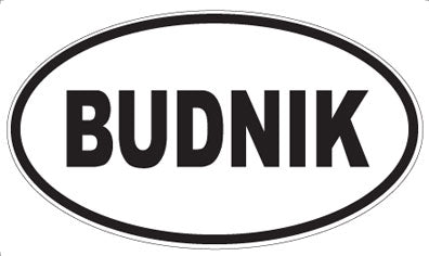 BUDNIK - Oval Magnet