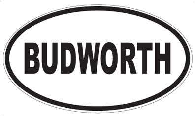 BUDWORTH - Oval Magnet