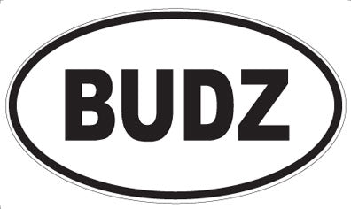 BUDZ - Oval Magnet