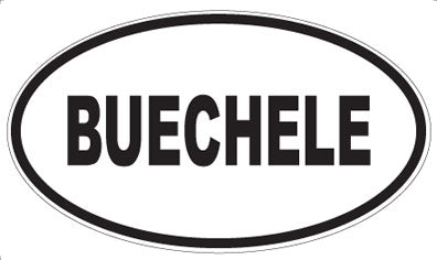 BUECHELE - Oval Magnet