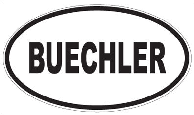 BUECHLER - Oval Magnet
