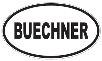 BUECHNER - Oval Magnet