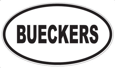 BUECKERS - Oval Magnet