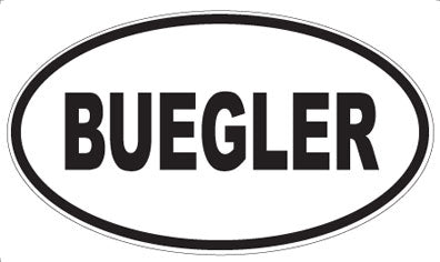 BUEGLER - Oval Magnet