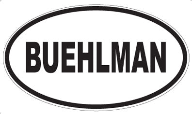 BUEHLMAN - Oval Magnet
