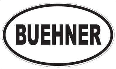 BUEHNER - Oval Magnet