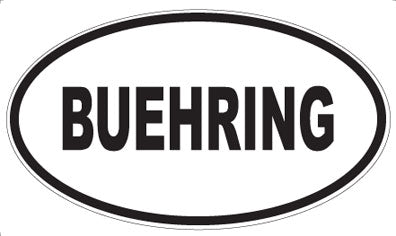 BUEHRING - Oval Magnet