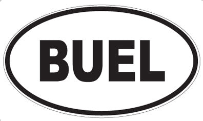 BUEL - Oval Magnet