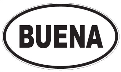 BUENA - Oval Magnet