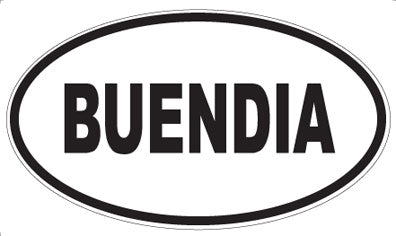 BUENDIA - Oval Magnet