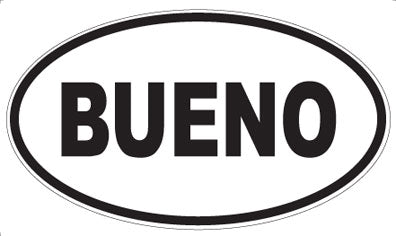 BUENO - Oval Magnet