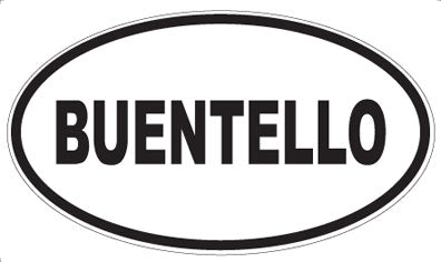 BUENTELLO - Oval Magnet