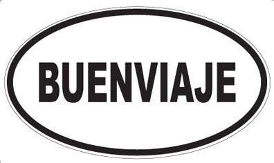 BUENVIAJE - Oval Magnet