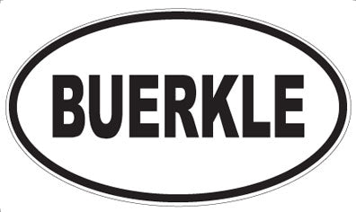 BUERKLE - Oval Magnet