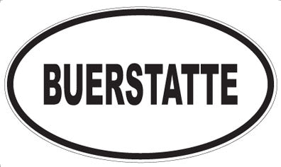 BUERSTATTE - Oval Magnet